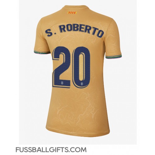 Barcelona Sergi Roberto #20 Fußballbekleidung Auswärtstrikot Damen 2022-23 Kurzarm